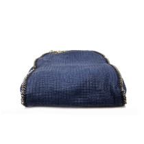 Stella McCartney Falabella Big Tweed Bleu