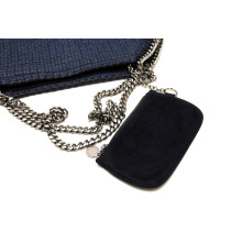 Stella McCartney Falabella Big Tweed Bleu
