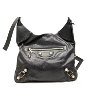 Balenciaga Black Leather Messenger