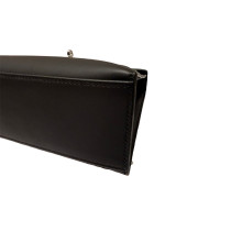 Hermes Kelly Mini Schwarzes Leder