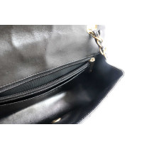 Chanel Rectangular Mini Black Leather