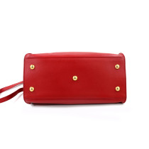 Saint Laurent Cabas Pelle Rossa