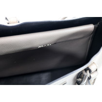 Prada Double Gray Leather