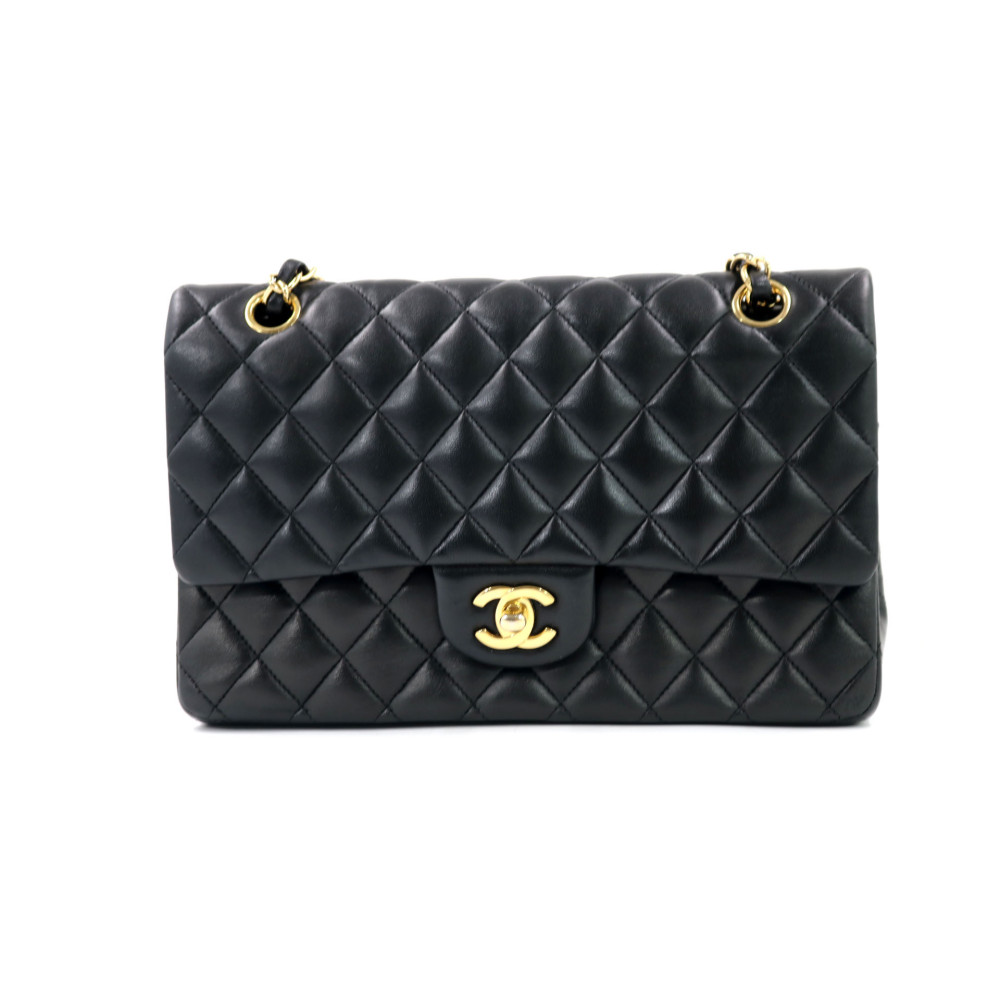 Chanel Classic Medium Black Leather