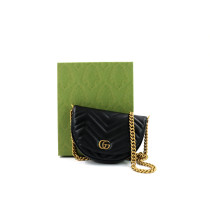 Gucci Marmont Mezzaluna Pelle Nera