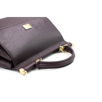 Dolce & Gabbana Miss Sicily Purple Leather