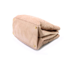 Miu Miu Rosa Leder Einkaufstasche