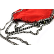 Stella McCartney Falabella 3 Chaînes Rouge