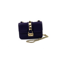 Valentino Glam Lock Purple Leather