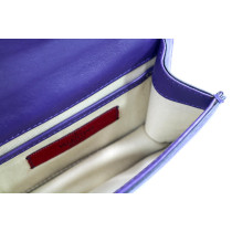 Valentino Glam Lock Cuir Violet