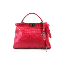 Fendi Peekaboo Cocco Fuchsia