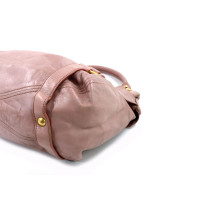 Miu Miu Pink Leather Shopping Bag