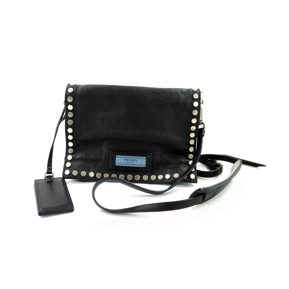 Prada Etiquette Black Leather