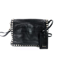 Prada Etiquette Schwarzes Leder