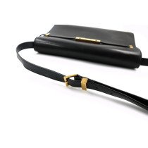 생로랑 맨해튼 블랙 가죽