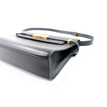 Saint Laurent Manhattan Schwarzes Leder