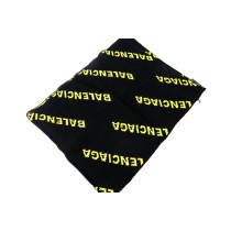 발렌시아가 검은색 울 스카프