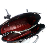 Prada Black Leather Shopping Bag