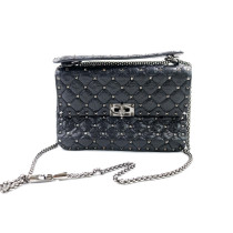 Valentino Spike Black Leather