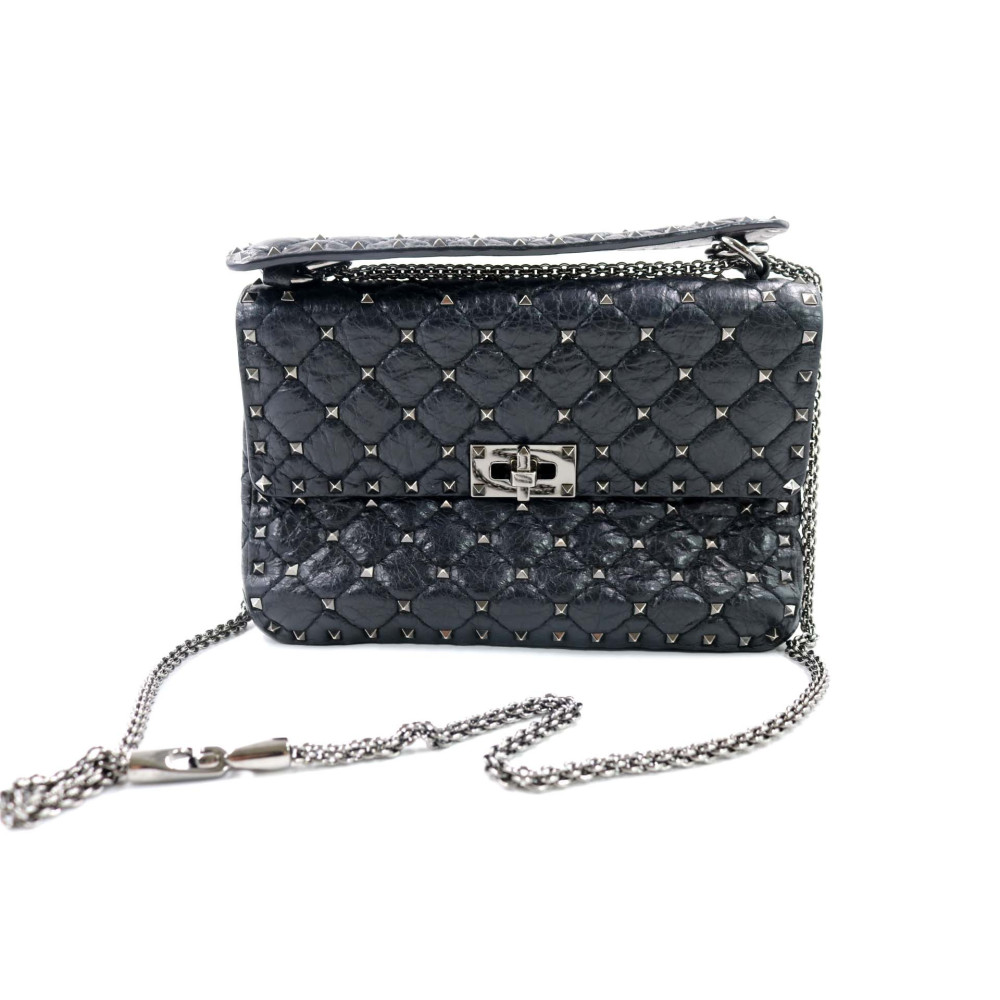 Valentino Spike Pelle Nera