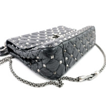 Valentino Spike Cuir Noir