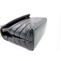 Saint Laurent Lou Lou Black Leather