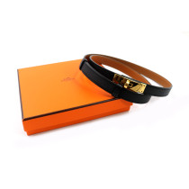 Hermès Ceinture Kelly Cuir Noir