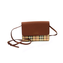 Burberry Loxley Check Beige Shoulder Bag