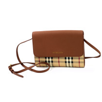 Burberry Umhängetasche Loxley Check Beige