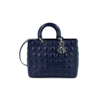 Dior Lady Dior 7 Pelle Cannage Blu