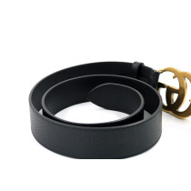 Gucci Schwarzer Ledergürtel