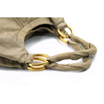 Miu Miu Hobo Leder Beige