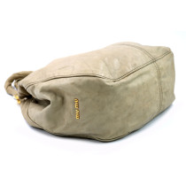 Miu Miu Hobo Pelle Beige