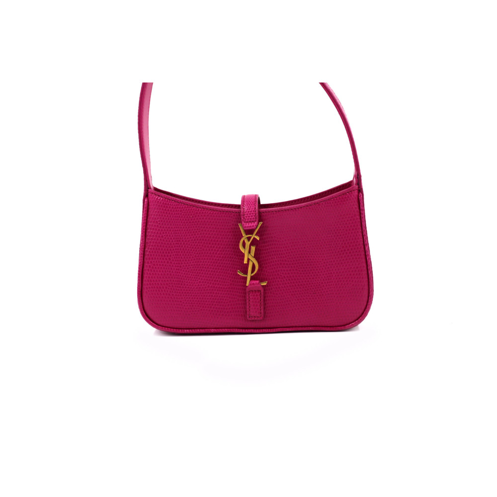 Saint Laurent Le 5 à 7 Mini Pink Leather