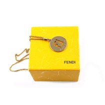 Fendi Gold Metal Necklace