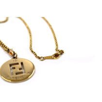 Fendi Collana Metallo Oro