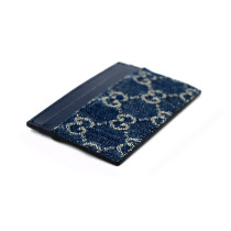 Gucci Portacarte GG Denim Blu