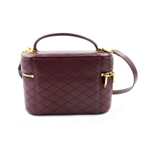 Saint Laurent Gaby Vanity Grande Pelle d'Agnello Bordeaux