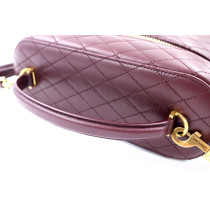 Saint Laurent Gaby Vanity Grande Pelle d'Agnello Bordeaux