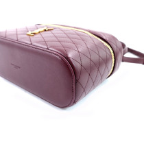 Saint Laurent Gaby Vanity Grande Pelle d'Agnello Bordeaux