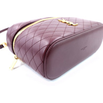 Saint Laurent Gaby Vanity Grande Pelle d'Agnello Bordeaux