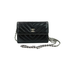 Chanel Woc Black Leather