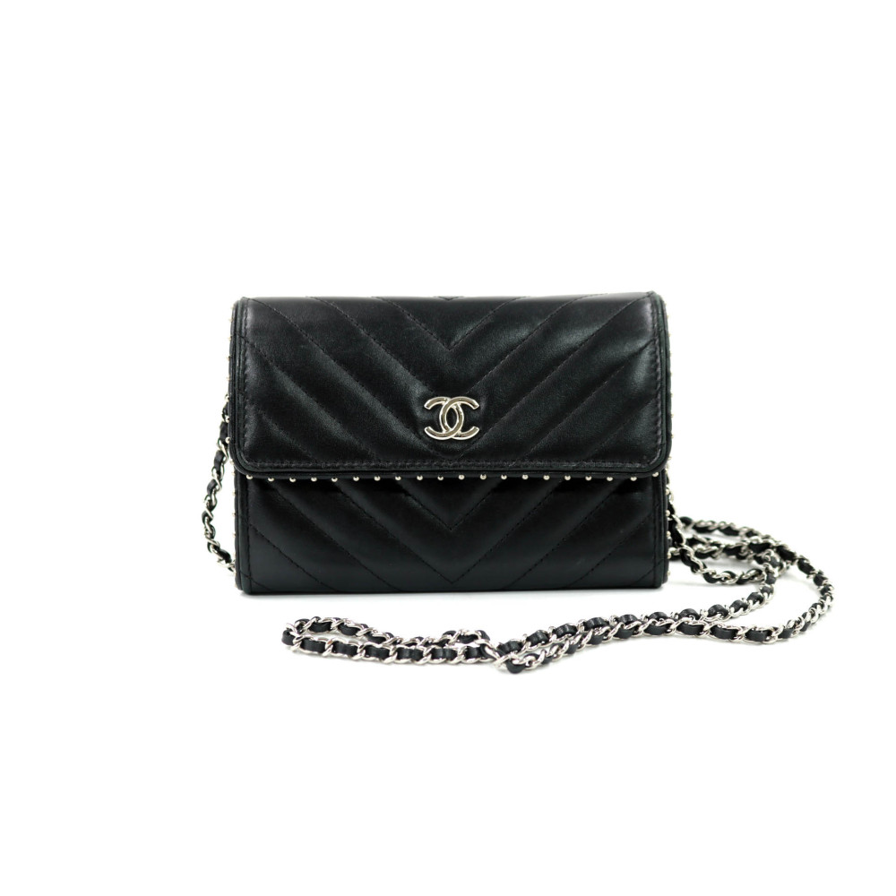 Chanel Woc Cuir Noir