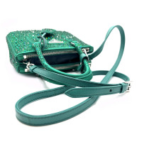 Prada Galleria Micro Tessuto Verde