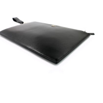 Gucci Pouch Schwarzes Leder