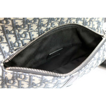 Dior Saddle Waist Bag Blue Oblique Canvas