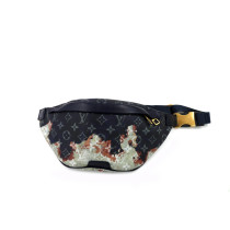 Sacoche Louis Vuitton Bumbag PM Toile Bleue