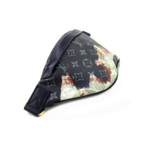 Sacoche Louis Vuitton Bumbag PM Toile Bleue