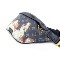Sacoche Louis Vuitton Bumbag PM Toile Bleue