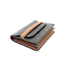 Celine Kartenhalter Triomphe Canvas Braun